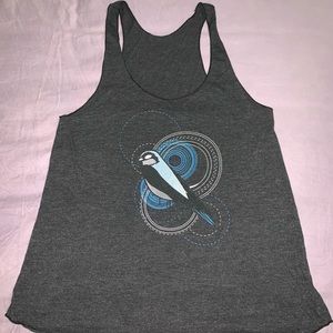Bird design tank top